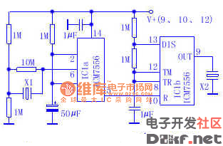 Vibration alarm circuit diagram