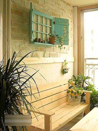 The balcony is the closest to nature. Be sure to design it.