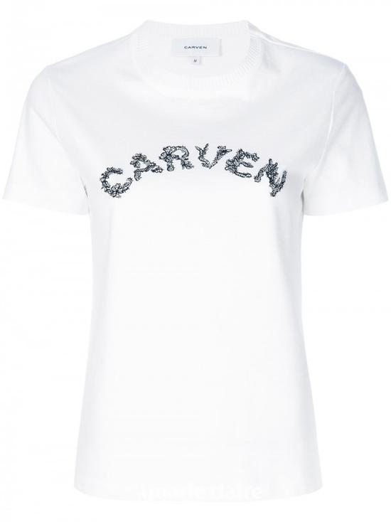 CARVEN logo Print T-shirt