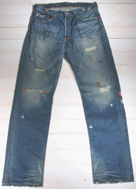 Edison personally designed Levis x CLOT Unionrail 501