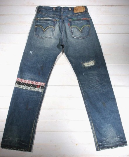 Edison personally designed Levis x CLOT Unionrail 501