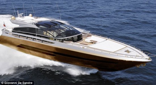 Valuable: If you want this luxury yacht, then you have to pay tribute to 3 billion pounds.