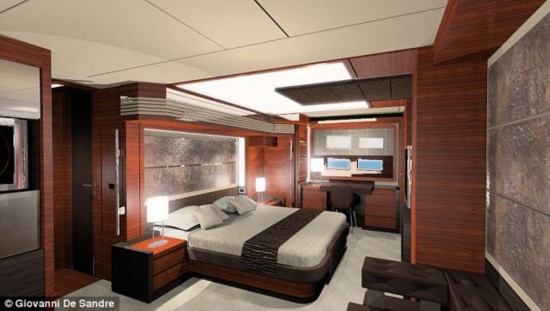 Valuable: If you want this luxury yacht, then you have to pay tribute to 3 billion pounds.