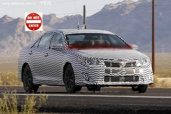 Exposure of Toyota's new generation Camry road test spy photos are expected to debut this fall