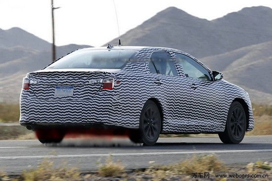 Exposure of Toyota's new generation Camry road test spy photos are expected to debut this fall