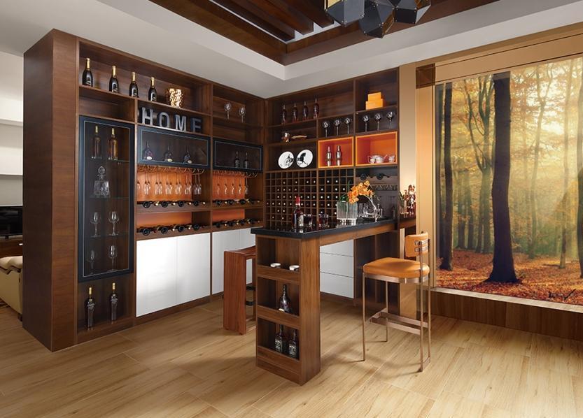 Customized wine cabinets are easy to ignore details Different types of wine cabinet design