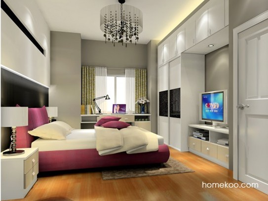 2013 bedroom decoration renderings