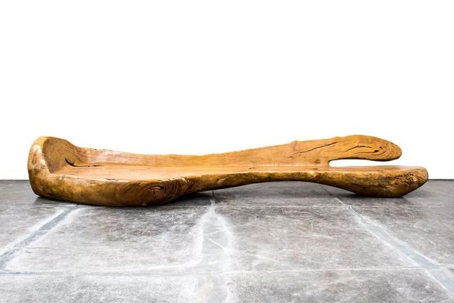 He used discarded wood to make the most beautiful furniture