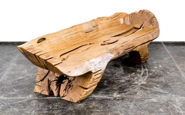 He used discarded wood to make the most beautiful furniture