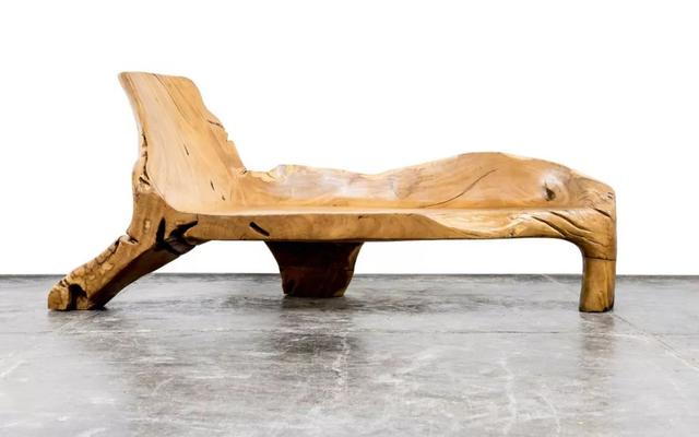 He used discarded wood to make the most beautiful furniture