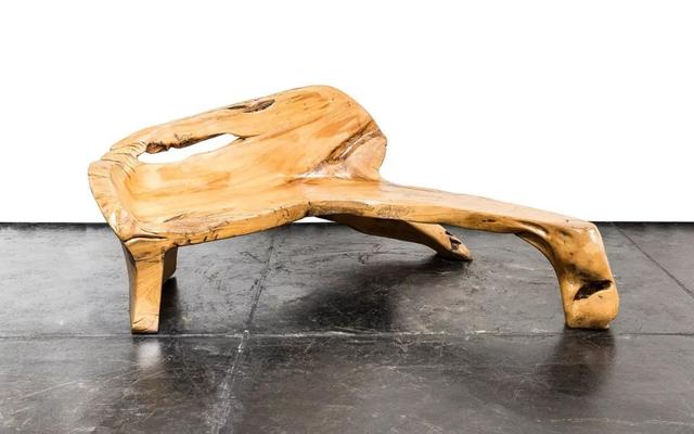 He used discarded wood to make the most beautiful furniture