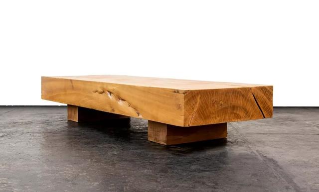 He used discarded wood to make the most beautiful furniture