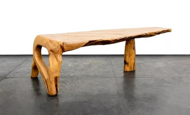 He used discarded wood to make the most beautiful furniture