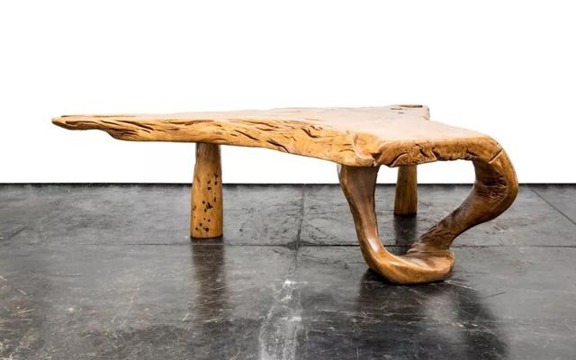 He used discarded wood to make the most beautiful furniture