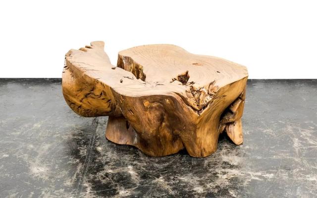 He used discarded wood to make the most beautiful furniture