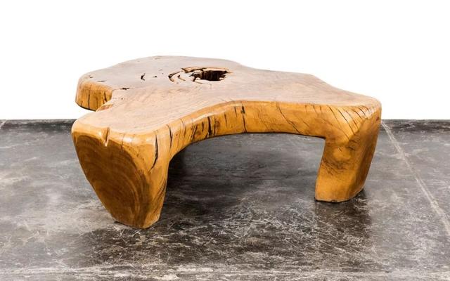 He used discarded wood to make the most beautiful furniture