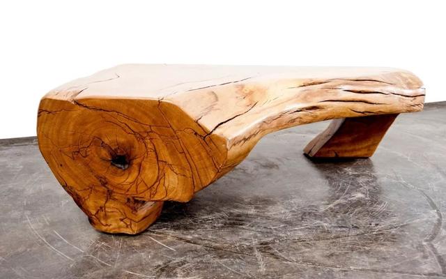 He used discarded wood to make the most beautiful furniture