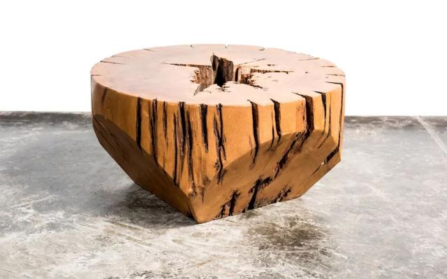 He used discarded wood to make the most beautiful furniture