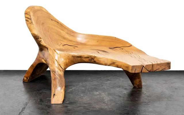 He used discarded wood to make the most beautiful furniture