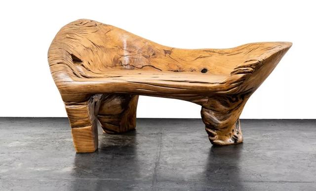 He used discarded wood to make the most beautiful furniture