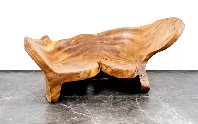 He used discarded wood to make the most beautiful furniture