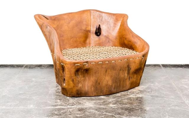 He used discarded wood to make the most beautiful furniture