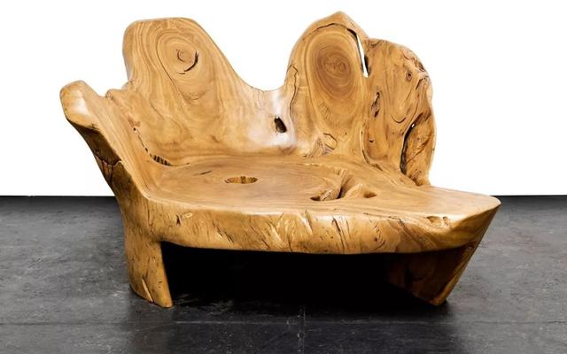 He used discarded wood to make the most beautiful furniture