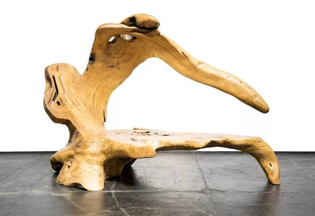 He used discarded wood to make the most beautiful furniture