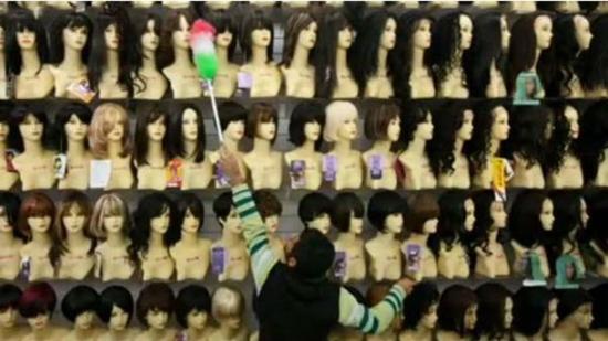 BBC: Chinese wigs are spread all over the world, but most do not mark "Made in China"