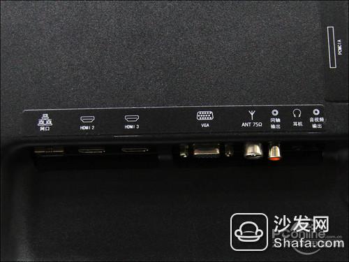 Hisense Smart 3D TV XT39 Back Interface Area