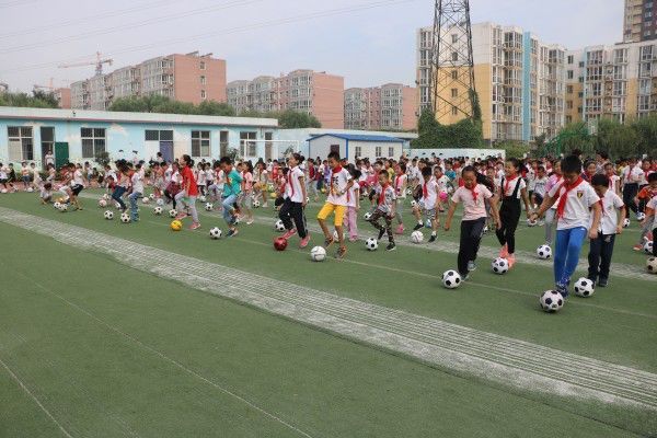 Featured football education takes root in Shijiazhuang Shilipu Primary School