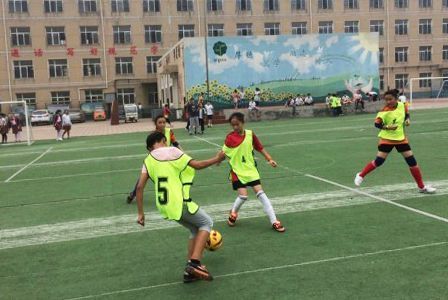 Featured football education takes root in Shijiazhuang Shilipu Primary School