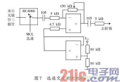 Gating AC amplifier circuit