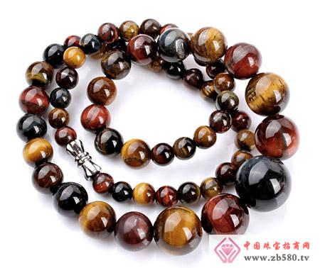 Multicolor tiger eye stone