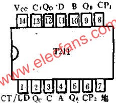 T211 2-5-10 hex pre-settable application circuit diagram 