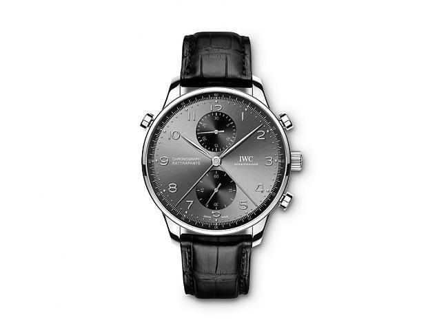 IWC introduced a series of Portuguese series double chase Chronograph; IWC;