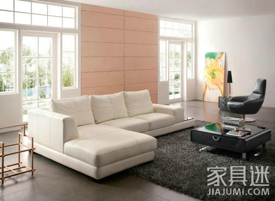 Soft and comfortable leather sofa