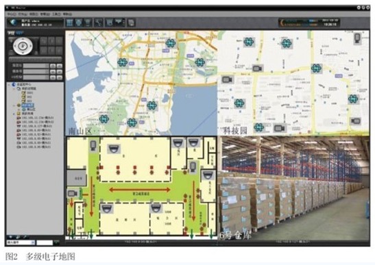 Figure 2 multi-level electronic map