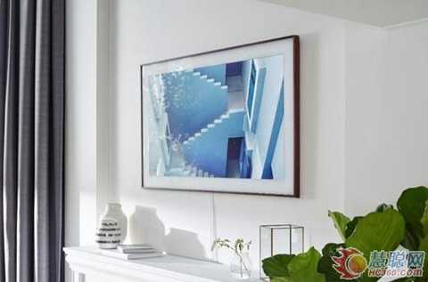 The perfect collection of technology and crafts, Samsung painting â€¢ Wall art TV turned into a home art