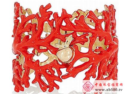 Undersea jewelry red coral