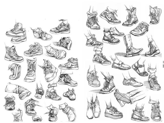 Deep dry goods, sketching shoes perspective is not allowed? The most complete sketch shoes analysis