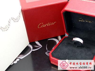 The method of distinguishing Cartier's cartier ring from true and false
