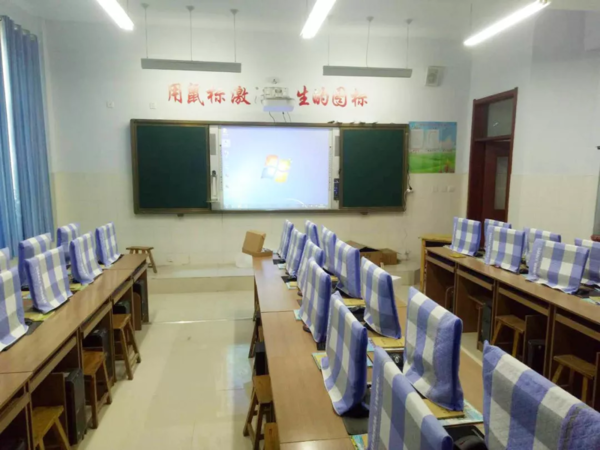 The Oriental Zhongyuan Super Widescreen Integrated Machine Opens a New Vision in Shandong Teaching