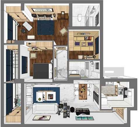 Figure: Assembly-style full house custom design