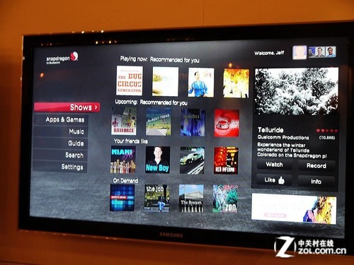 Five functions of Snapdragon chip smart TV