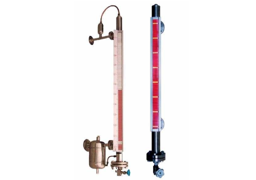 Briefly describe several structural forms of the float level gauge