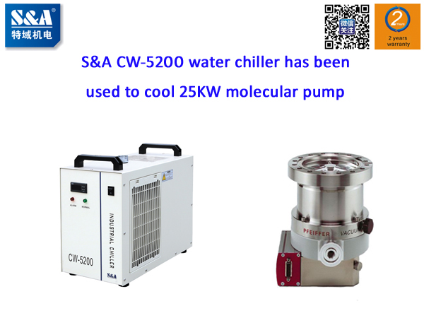 The timely and efficient service provided by S&A to the customer for selecting a water chiller to cool molecular pump has won acclaim from the customer