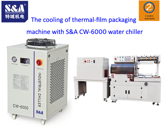 The cooling of thermal-film packaging machine with S&A CW-6000 water chiller