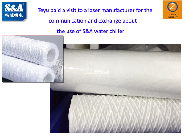 Teyu paid a visit to a laser manufacturer for the communication and exchange about the use of S&A water chiller