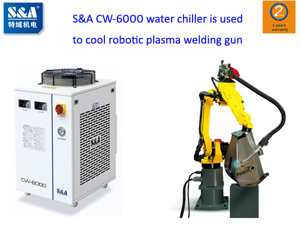 With the gradual development of modern mechanical automation, robot welding machine has been introduced in S&A Water Chiller